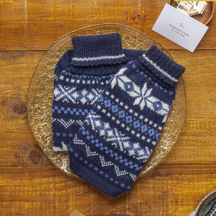 Medium Pet Sweater in Alpaca Alqo Wasi | blu29