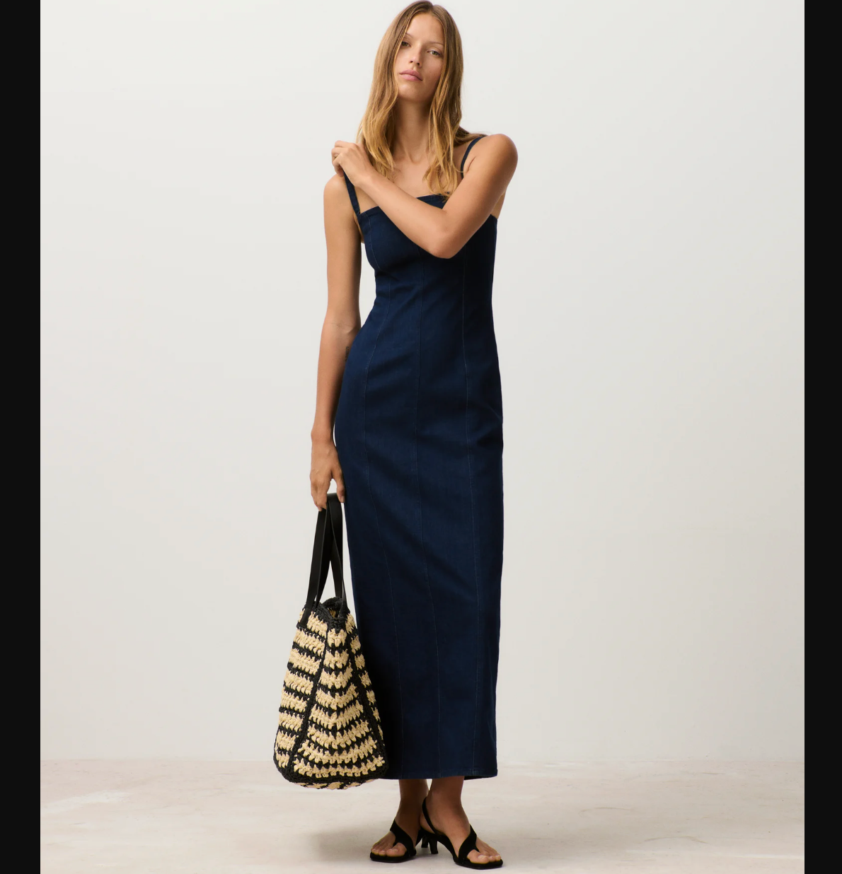 tally weijl denim dress Sequined Mini – Lebanon Color:Creme Brullee 40anniversary Elizabeth and James - its perfect for Sunday